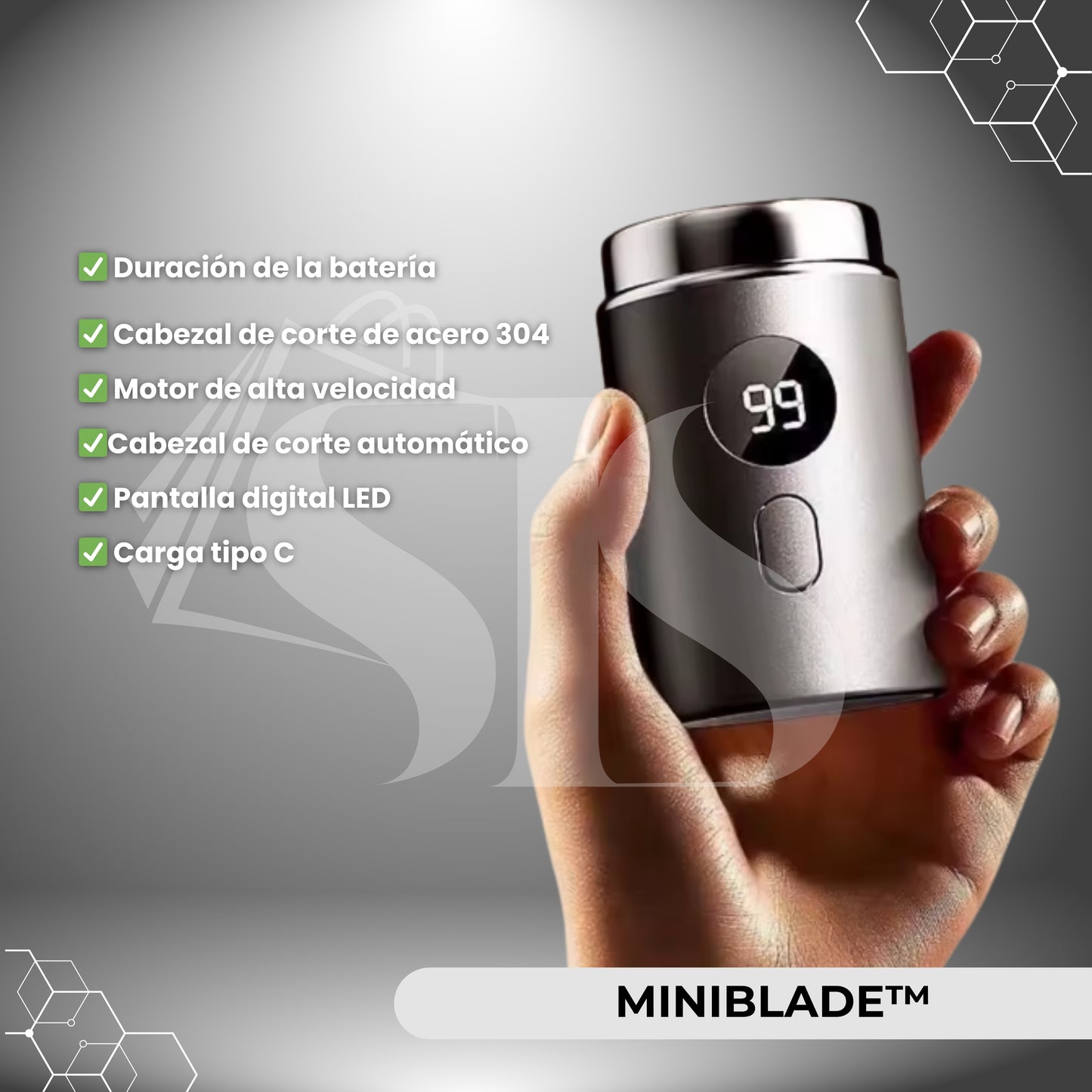 MINIBLADE™: Mini Afeitadora Portátil Eléctrica