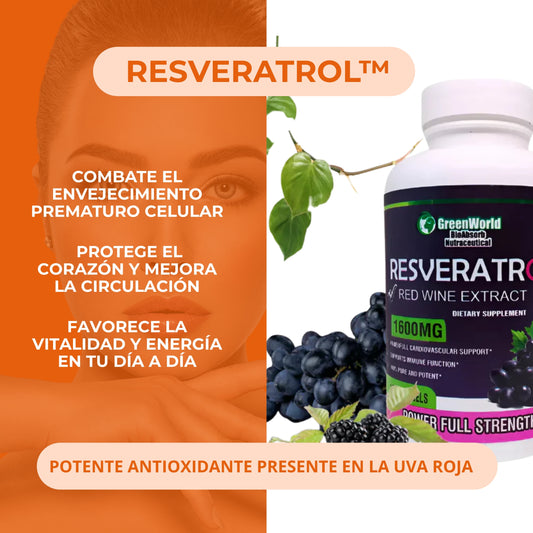 Resveratrol™:  Cápsulas Longevita